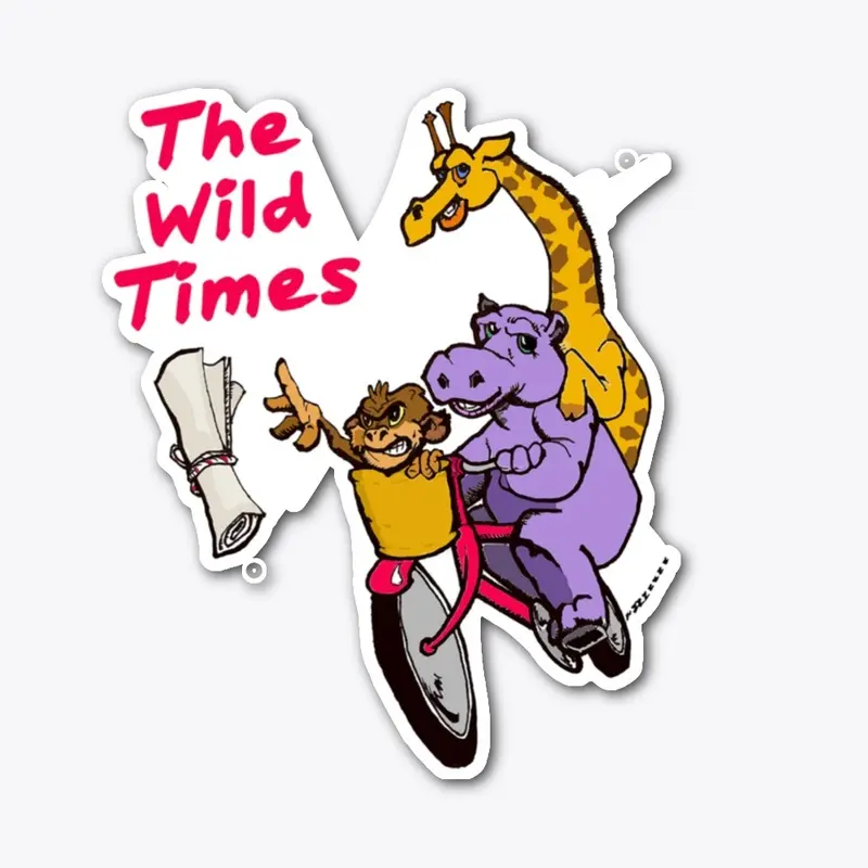 The Wild Times Stickers and  Drinkwear